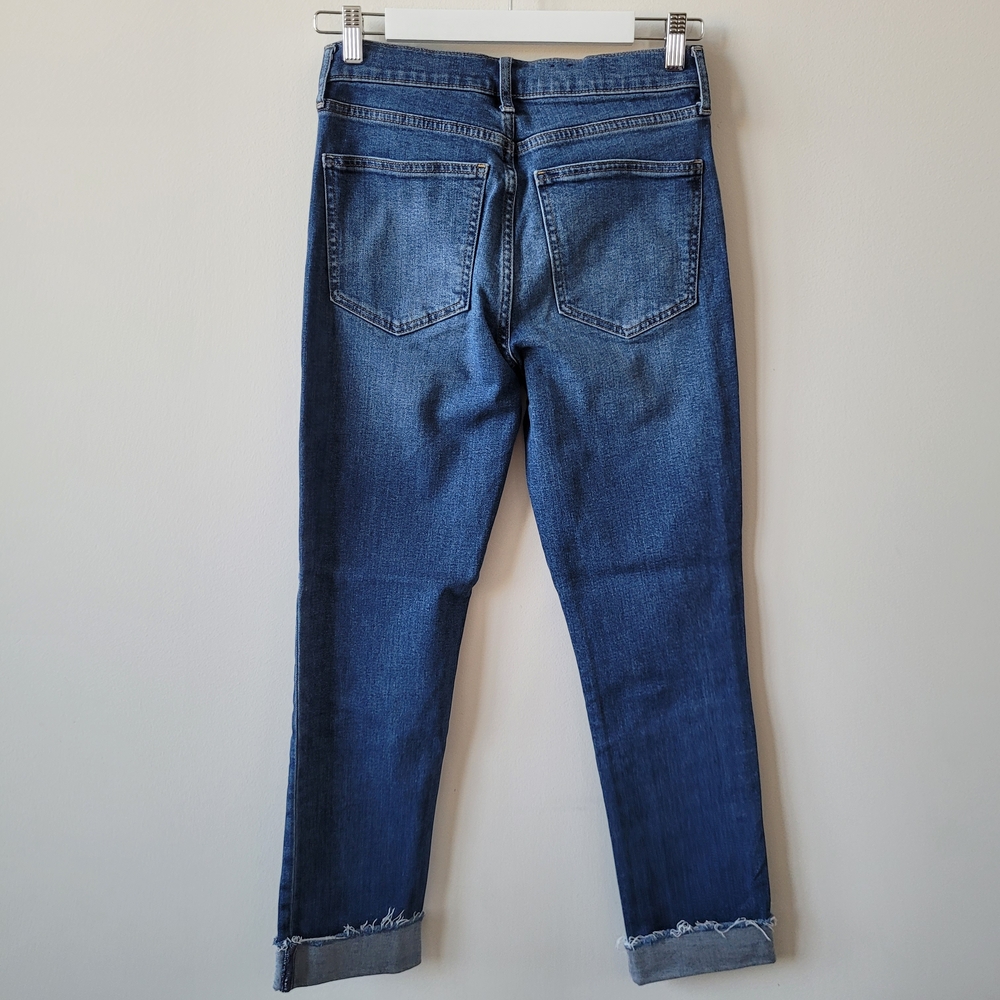 GAP Womens Cigarette High Rise Blue Jeans Size 4 - Picture 6 of 7